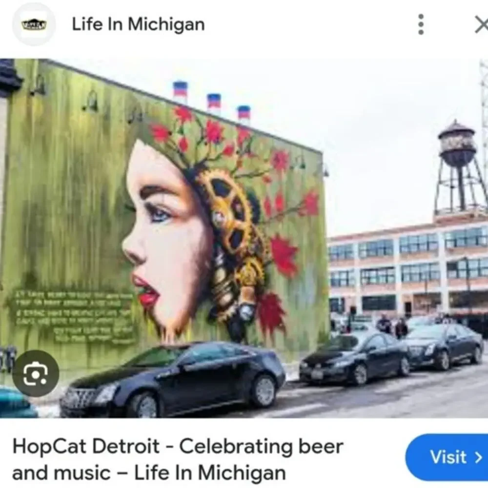 Detroit Street Art Collection gearhead graffiti